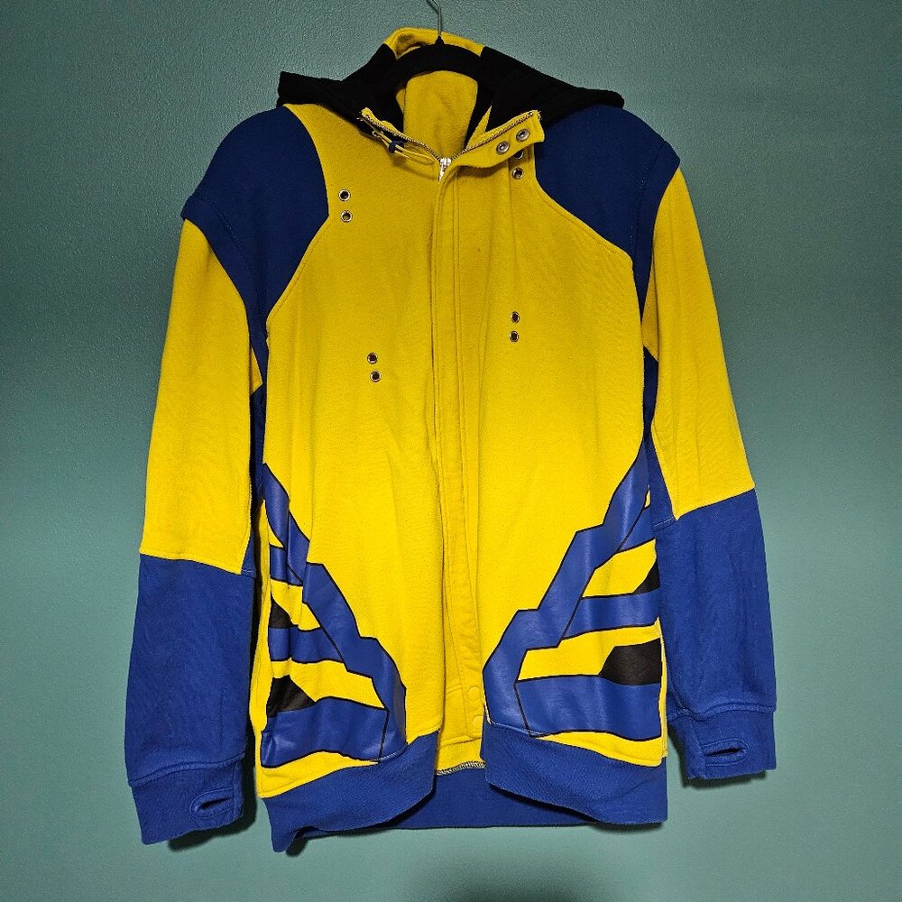 Marvel Our Universe Hot Topic Deadpool Wolverine X-Men Hoodie XL Zip Away Sleeve